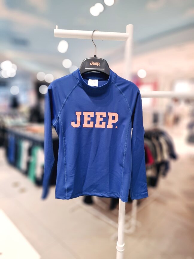대문자 JEEP 래쉬가드 티셔츠 KP2RGU101 BL