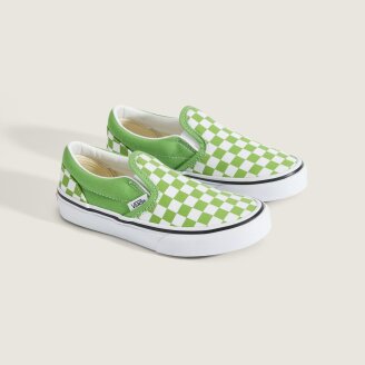 키즈 슬립온(체커보드)라임 VN000DJFPB