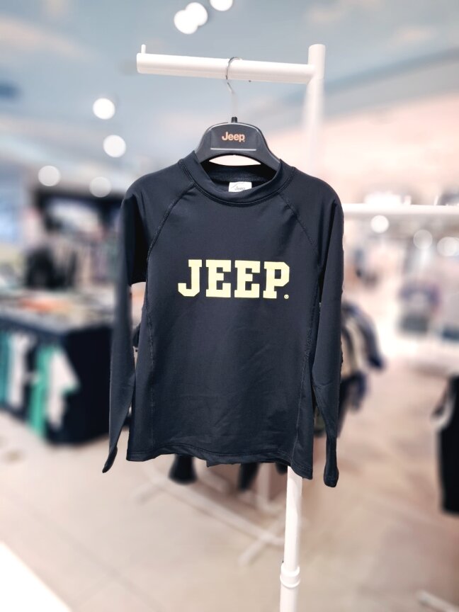 대문자 JEEP 래쉬가드 티셔츠 KP2RGU101 BK