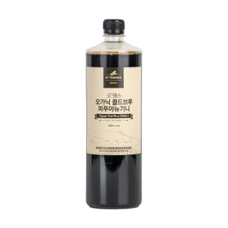오땡스 유기농 콜드브루 원액 더치커피 파푸아뉴기니1000ml