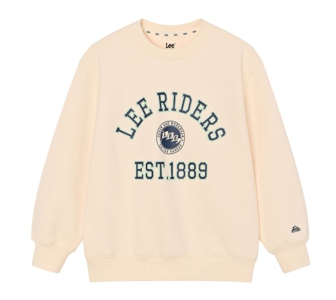 키즈 리 라이더스 바시티 로고 스웻셔츠(LK2601CR23)PE