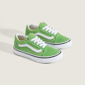 키즈 올드스쿨(컬러띠어리)라임 VN000CYVFPB