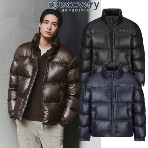 디스커버리 26FW 유니 반슬리 글로시 다운 숏패딩 DXDJ8C166