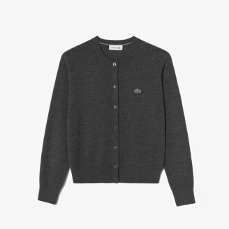 26F/W 라코스테 여성 베이직 크루넥 가디건 AF222E-56N EL6