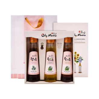 공식품 공계순 국산 기름 3종 선물세트(들기름/참기름/생들기름 100ml)