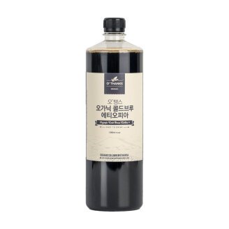 오땡스 유기농 콜드브루 원액 더치커피 에티오피아 1000ml