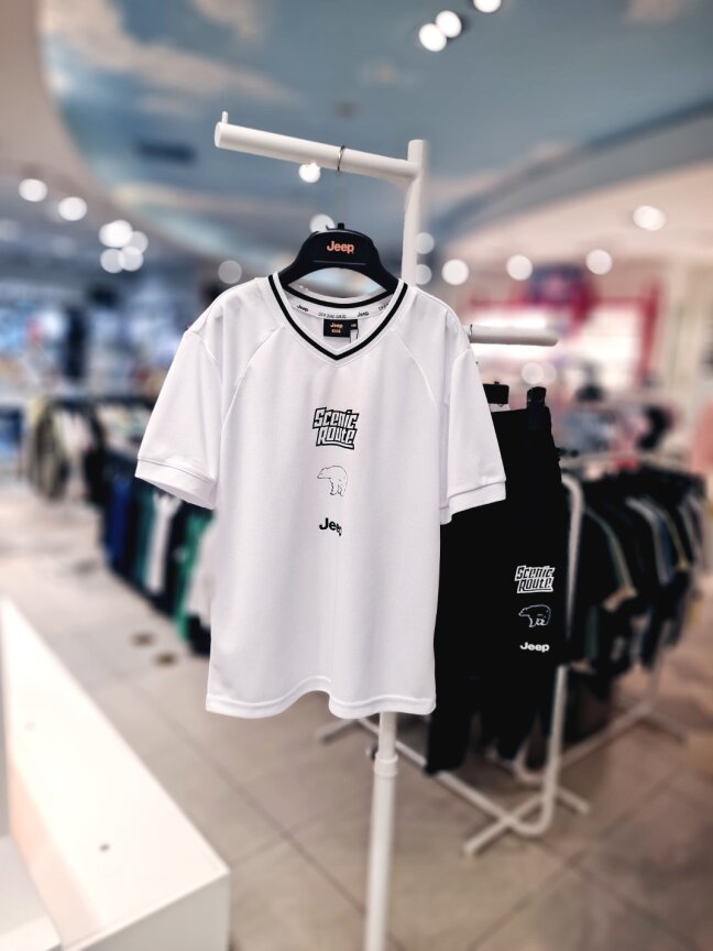 곰 기능성 셋업 브이넥 티 KR2TSU175 반바지 KR2TPU175  WH