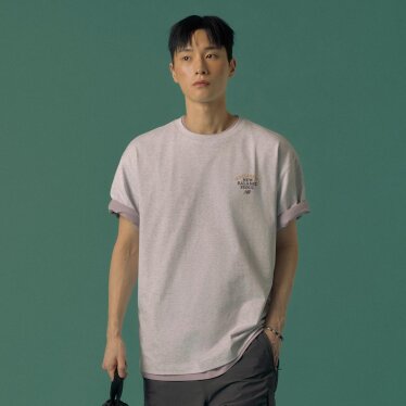 UNI NB 서울 랜드마크 반팔티 (SEMI OVER FIT) NBNEG2A053 LG