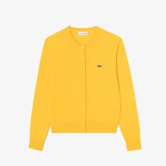 26F/W 라코스테 여성 베이직 크루넥 가디건 AF222E-56N 5AI