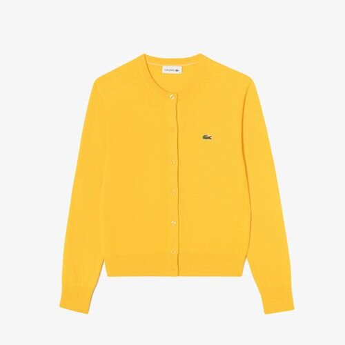 26F/W 라코스테 여성 베이직 크루넥 가디건 AF222E-56N 5AI