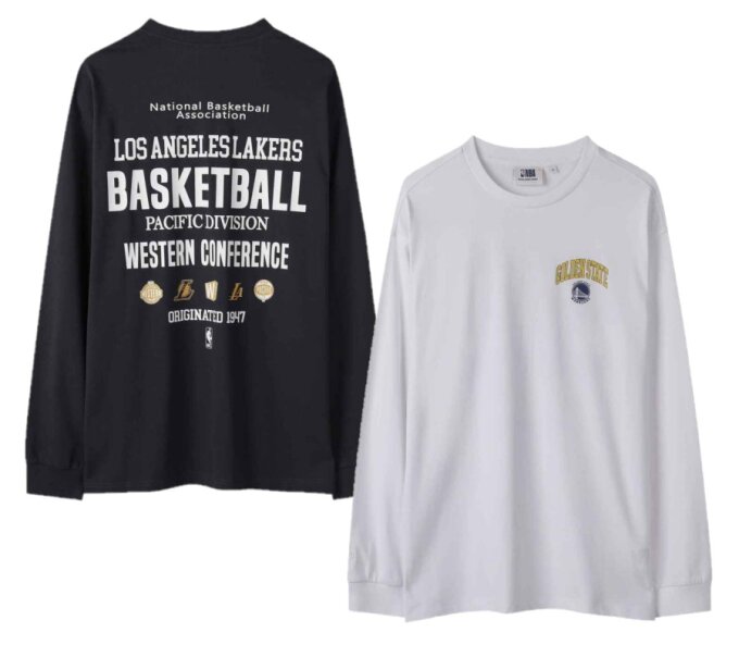 NBA 등판 팀 그래픽 롱 슬리브  N263TS031P