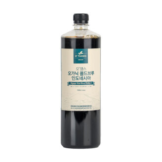 오땡스 유기농 콜드브루 원액 더치커피 인도네시아 1000ml