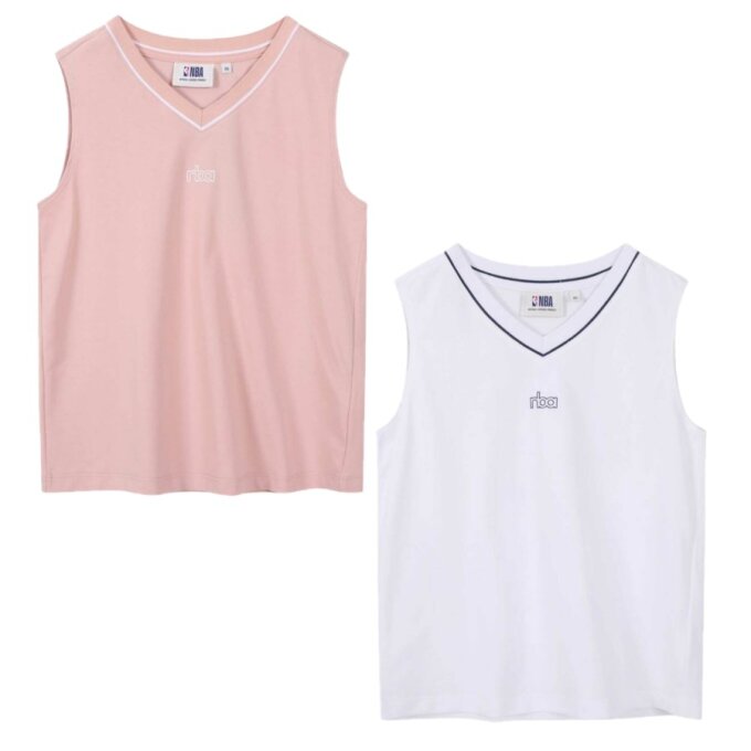 여성 브이넥 슬리브리스 N262TS741P