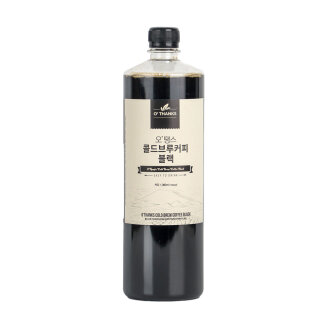 오땡스 콜드브루 원액 더치커피 블랙 1000ml