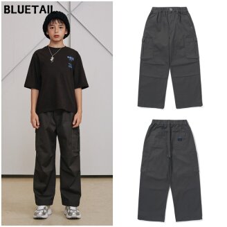 아동 차콜그레이 사이드포켓 우븐팬츠 AAA3PT04CG