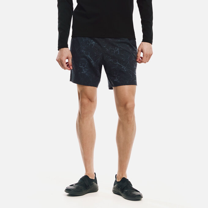 맨 4부 크랙 워터 쇼츠 블랙 (B6SMWBS103BLK)