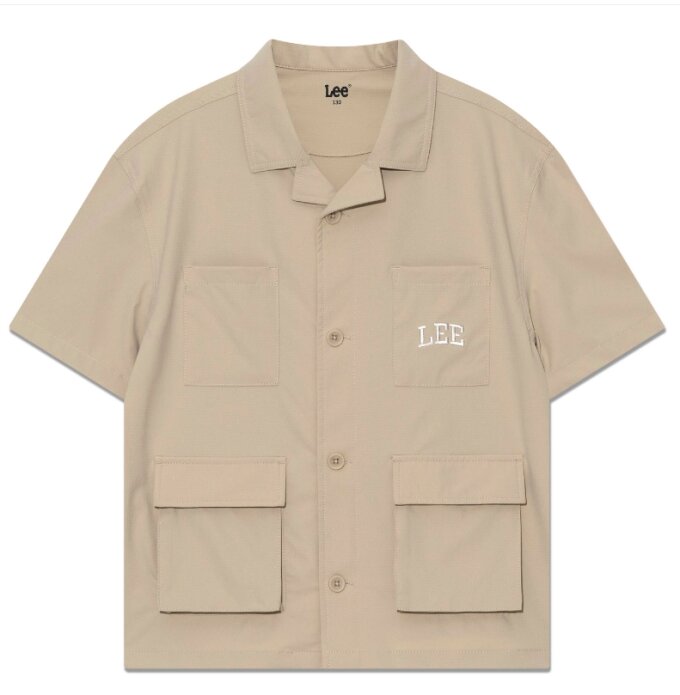 키즈 카고 포켓 반팔 셔츠(LK2502SS06)BE