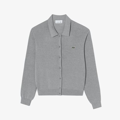 26F/W 라코스테 여성 폴로 카라 가디건 AF893E-56N CCA 