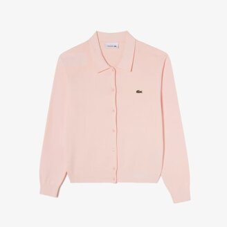 26F/W 라코스테 여성 폴로 카라 가디건 AF893E-56N N6I