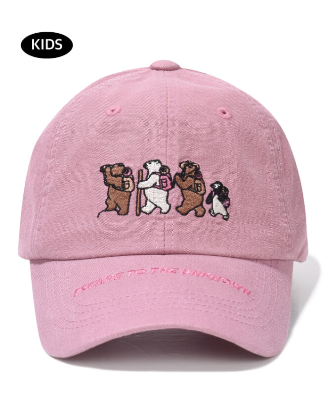 등산 곰 키즈 캡 모자 KR0GCU039 DP