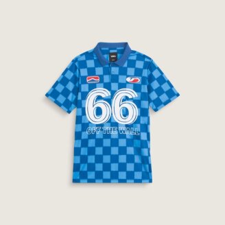 공용 보이 해트 트릭 사커 반소매 폴로 저지 VN00121B7WM