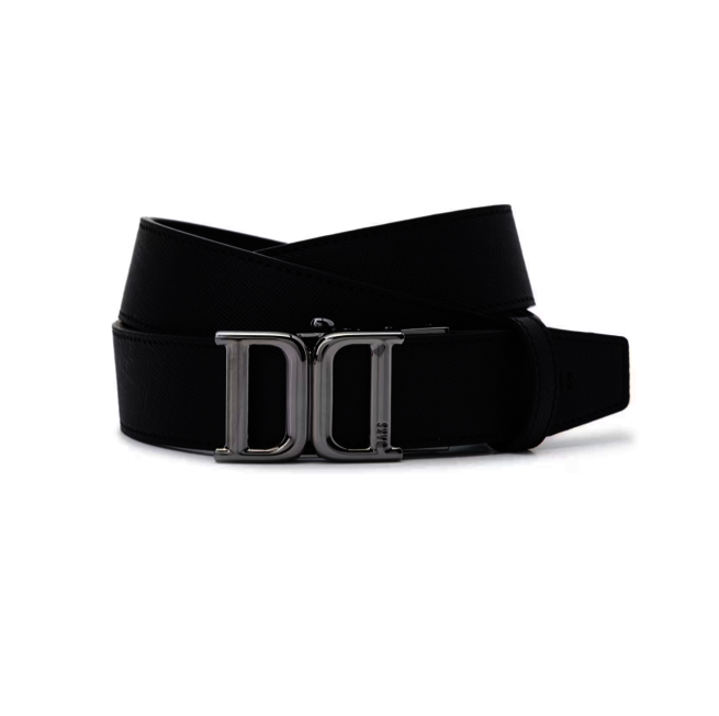 블랙 DD 메탈릭 버클 자동벨트 DBBE6F087