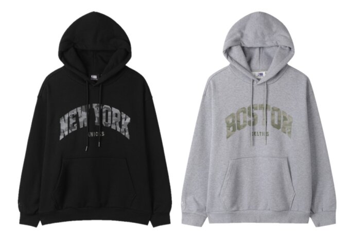 NBA 카모 레터링 후드 티셔츠 N264TH021P