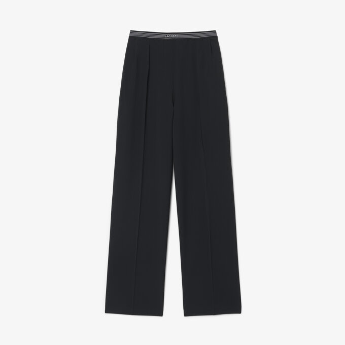 26F/W 라코스테 여성 로고밴딩 세미 와이드 팬츠 HF5433-56N 031