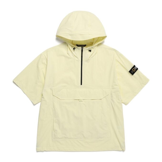 [공용]아델리 경량 우븐 스트레치 반팔 아노락 BUTTER N242UFT141