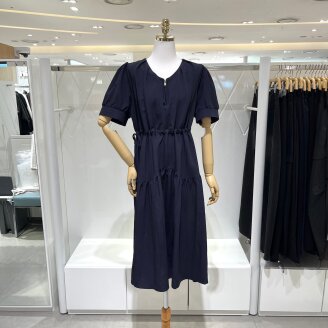 넥 집업 롱 원피스 622800