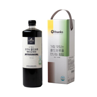 오땡스 유기농 콜드브루 원액 더치커피 에티오피아  선물세트 1000ml