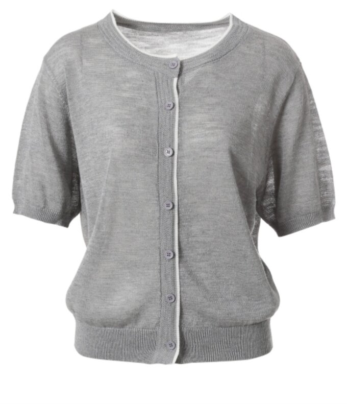 반팔 라운드 가디건 ODCGNG80