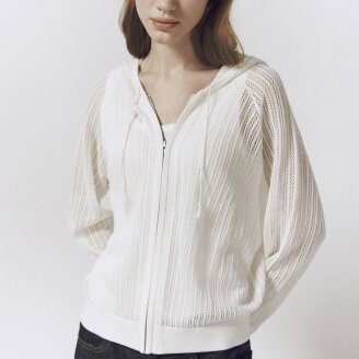여자 여름 후드 크로셰 가디건 653235