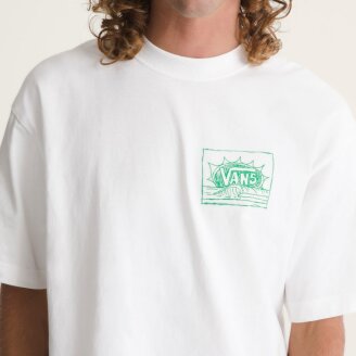 공용 브라이트 데이 반소매 티셔츠 VN000TRGWHT