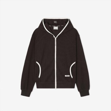 WOMEN AIRY 와플 후드집업 (SEMI OVER FIT) NBMDG3W812 BR 