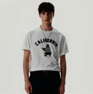 공용 Steve Patch T-Shirt / WHRAG2421U