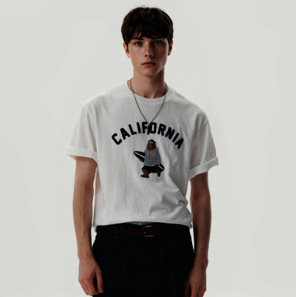 공용 Steve Patch T-Shirt / WHRAG2421U