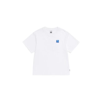 K262UTS011 쿨 동물 백그래픽 반팔 티셔츠 WHITE