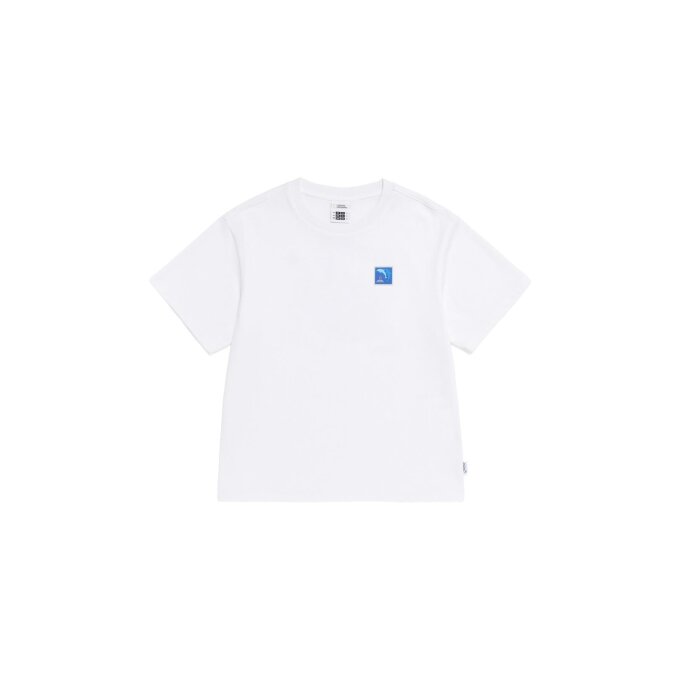 K262UTS011 쿨 동물 백그래픽 반팔 티셔츠 WHITE