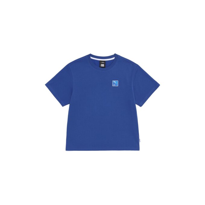 K262UTS011 쿨 동물 백그래픽 반팔 티셔츠 L/NAVY