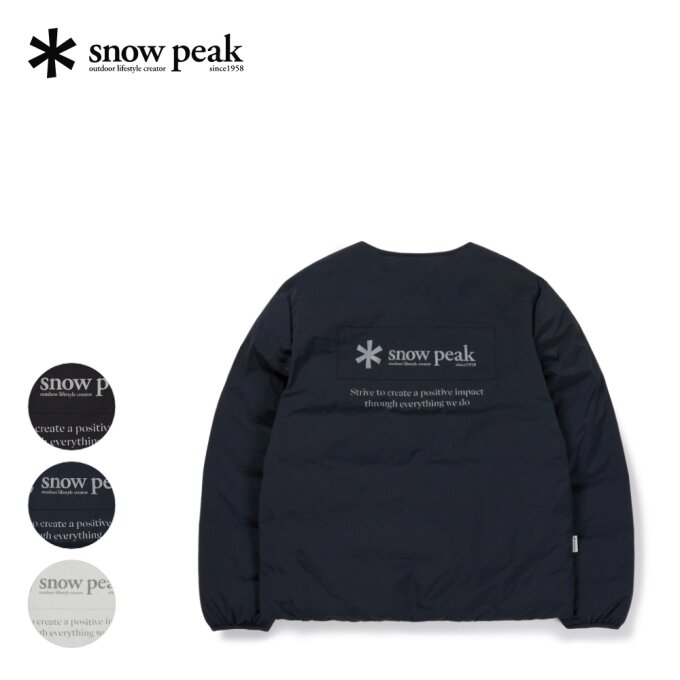 [스노우피크]랜드 우븐 패치 경량 다운 자켓 S26WMGDJ62