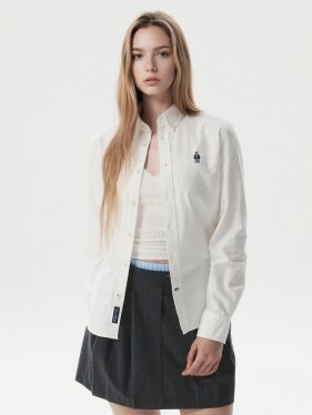 여성 Steve Oxfort Shirts(Slim Fit) WHYWG3821F