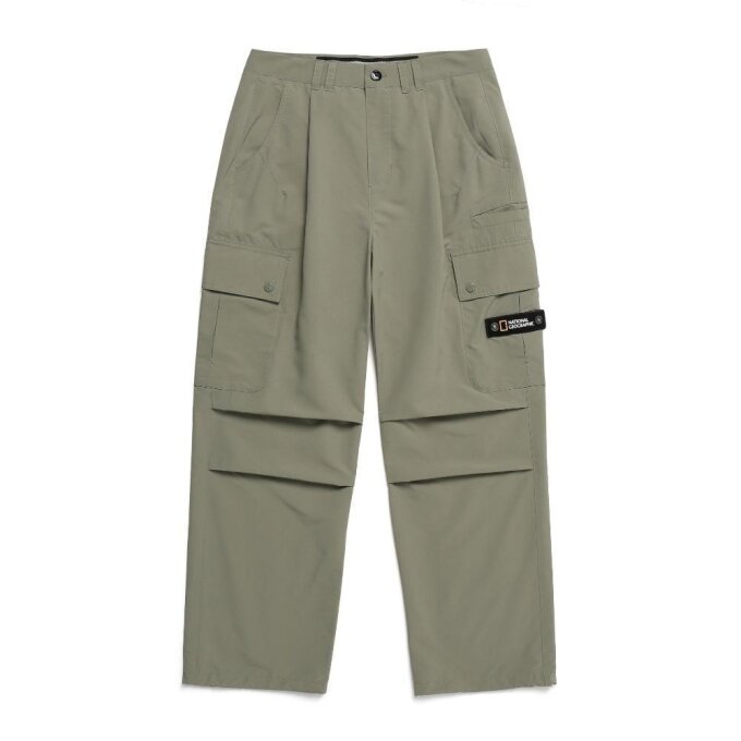 여성 아나스 볼륨 와이드 카고 팬츠 LICHEN KHAKI N241WPT070