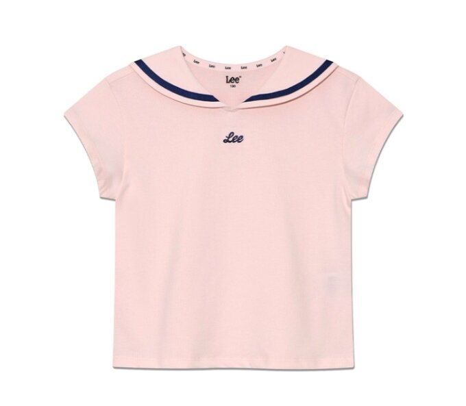 키즈 세일러카라 반팔티셔츠(LK2502ST72)PI