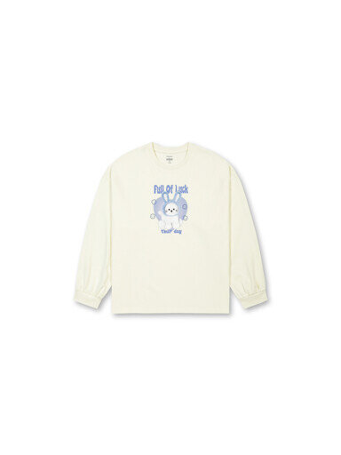 PKG2TS2710 남아 여아 공용 에어리쿨 오버핏 긴팔티 냉감 티셔츠 키즈 간절기티
