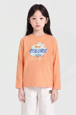 그래픽 싱글 티셔츠  QATS02641(OR )
