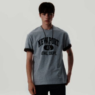 공용 New Port Logo T-shirt / WHRPG2401U