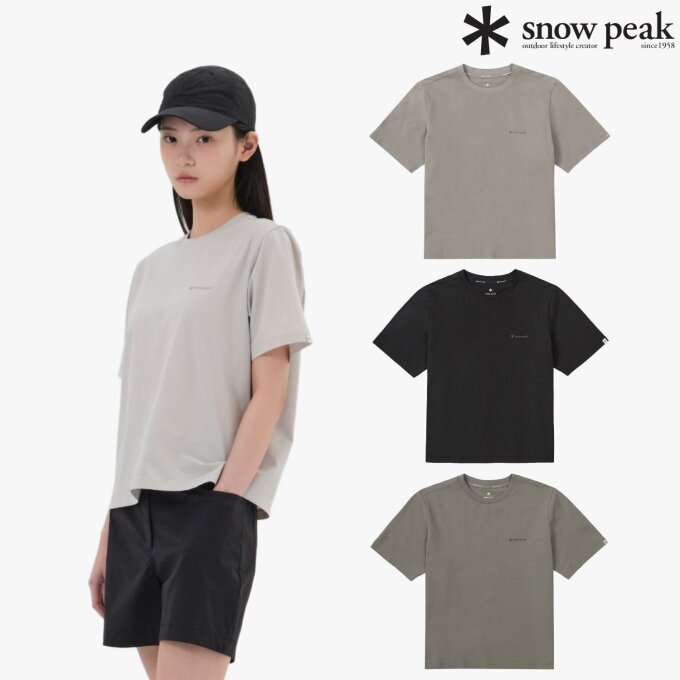 에어 퀵드라이 여성 세미크롭 반팔 티셔츠 S25MWTTS15