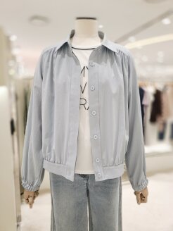 셔링 카라 블라우스 (KSA3QU31)