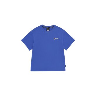 K262UTS130 냉감 ESG 동물 그래픽 반팔 티셔츠 COBALT BLUE